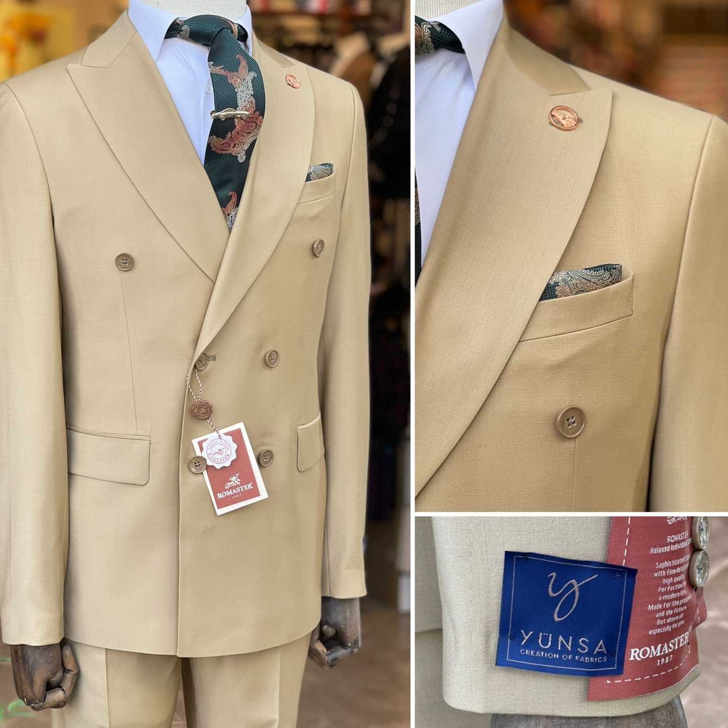 Costume croisé meilleur qualité