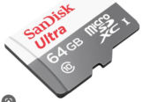 Carte mémoire Sandisk micro sdxc 64 giga