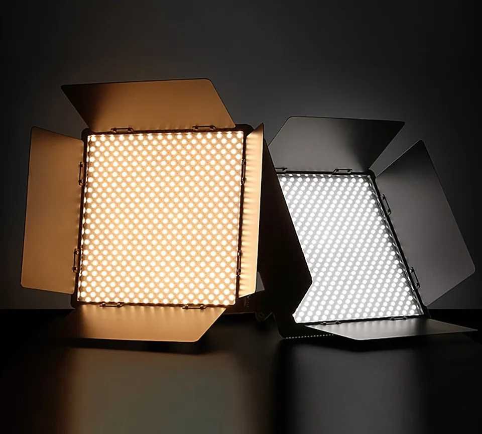 Nagnahz U800+ LED Video Light Photo Studio Lampe Bicolore 2500k-8500k Dimmable avec Trépied Télécommande pour Enregistrement Vidéo Lampe Photographie Extérieure Fill Light