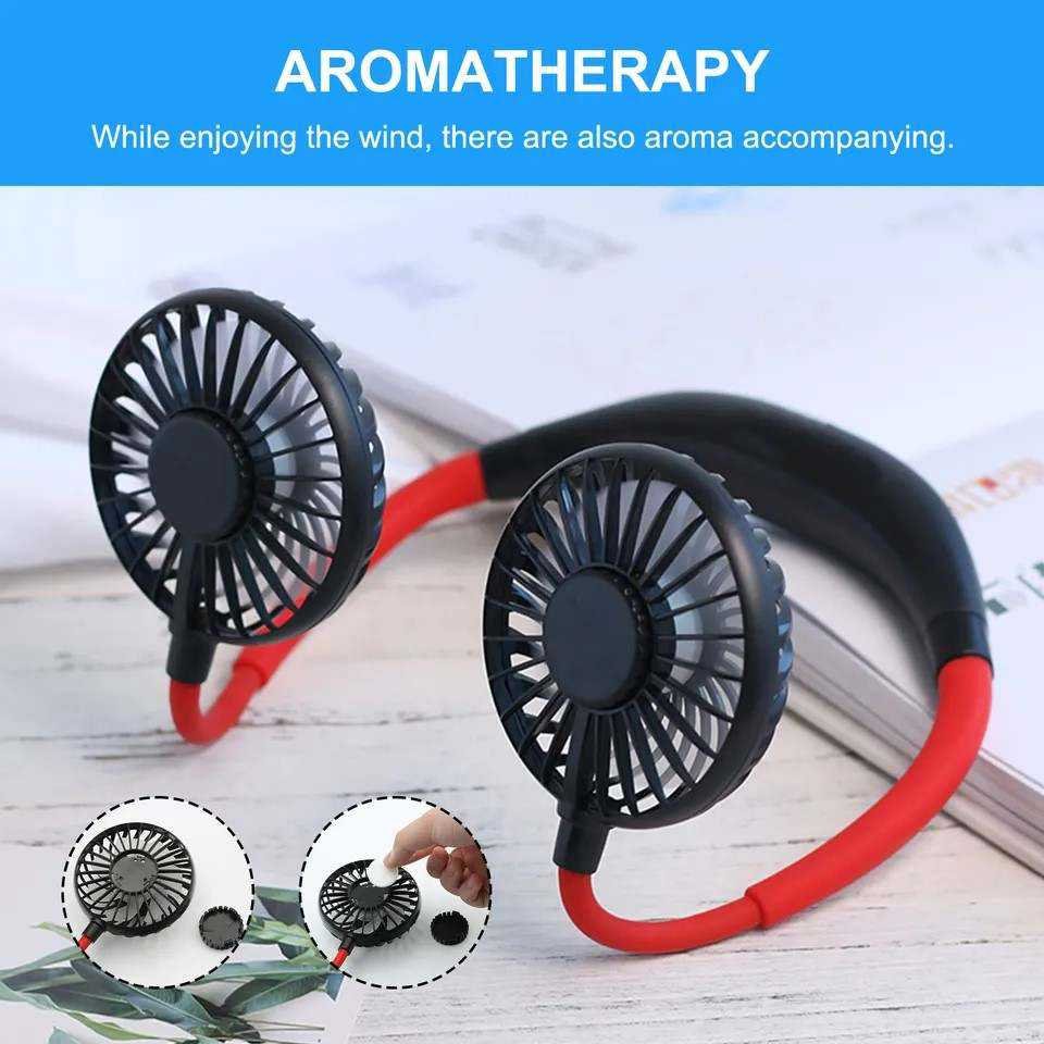 Mini ventilateur de cou rechargeable
