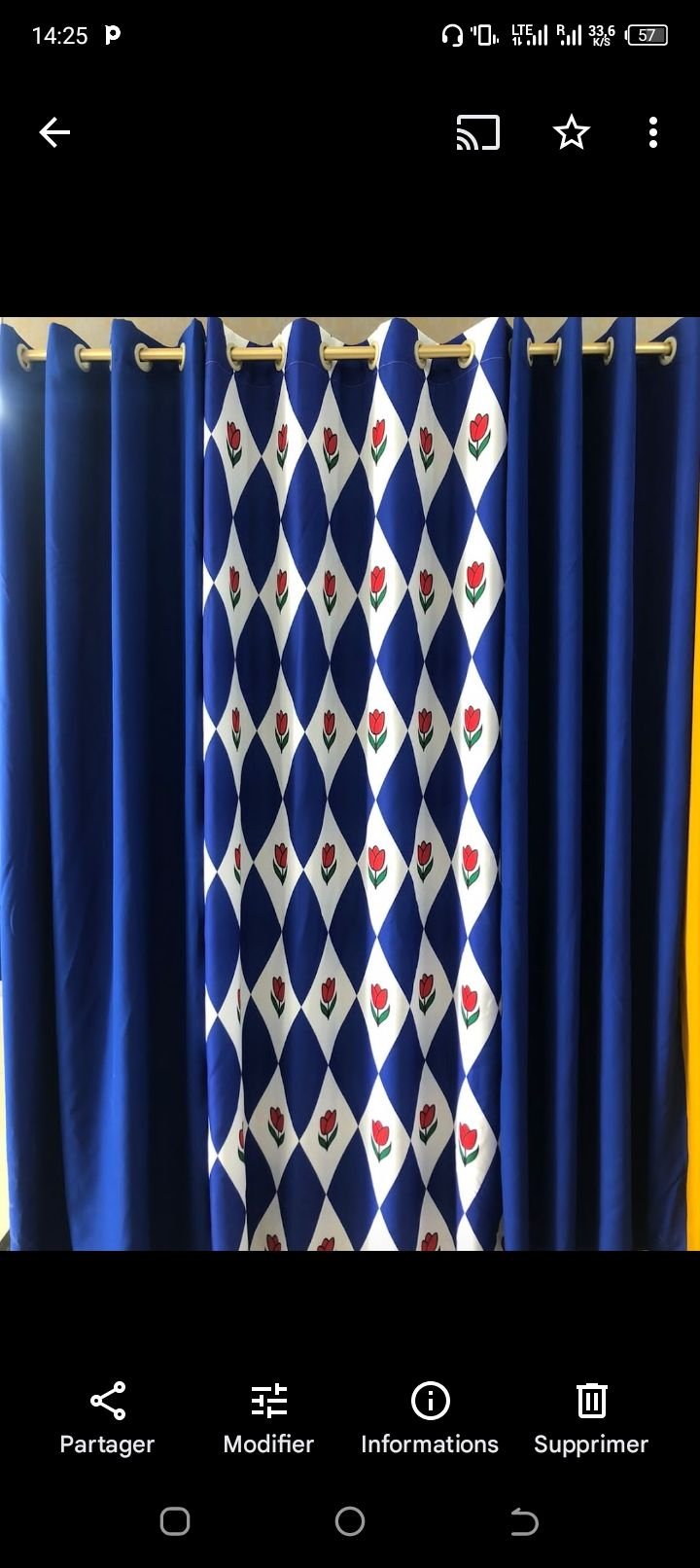 Vente des rideaux importer