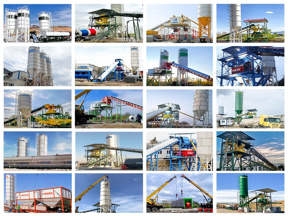 MEGA CENTRALE À BÉTON 30 m3 – MALAXEUR À BÉTON ‘PAN’ – EXPÉDITION GRATUITE