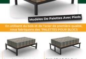 PALETTES EN BOİS POUR MACHİNE DE BLOCS (PARPAİNGS)