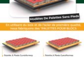 PALETTES EN BOİS POUR MACHİNE A PAVÉS