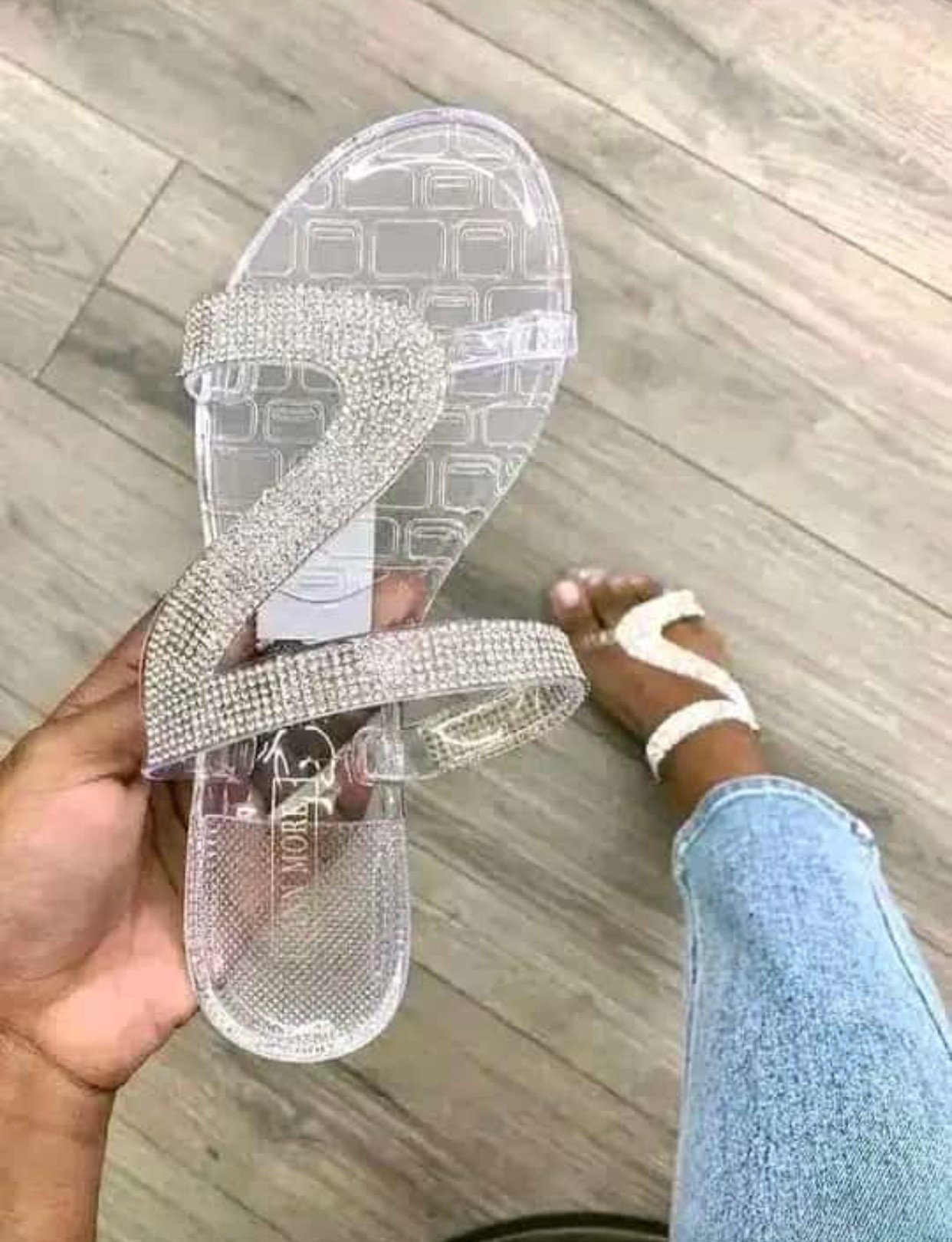 Babouche dame vue claire