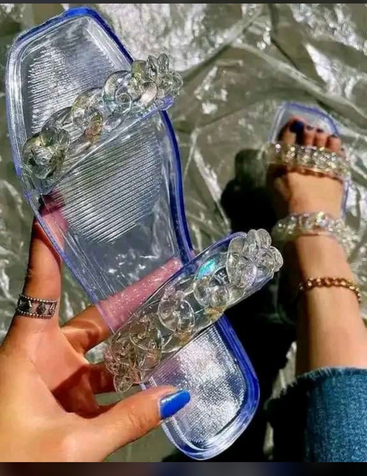 Babouche dame vue claire