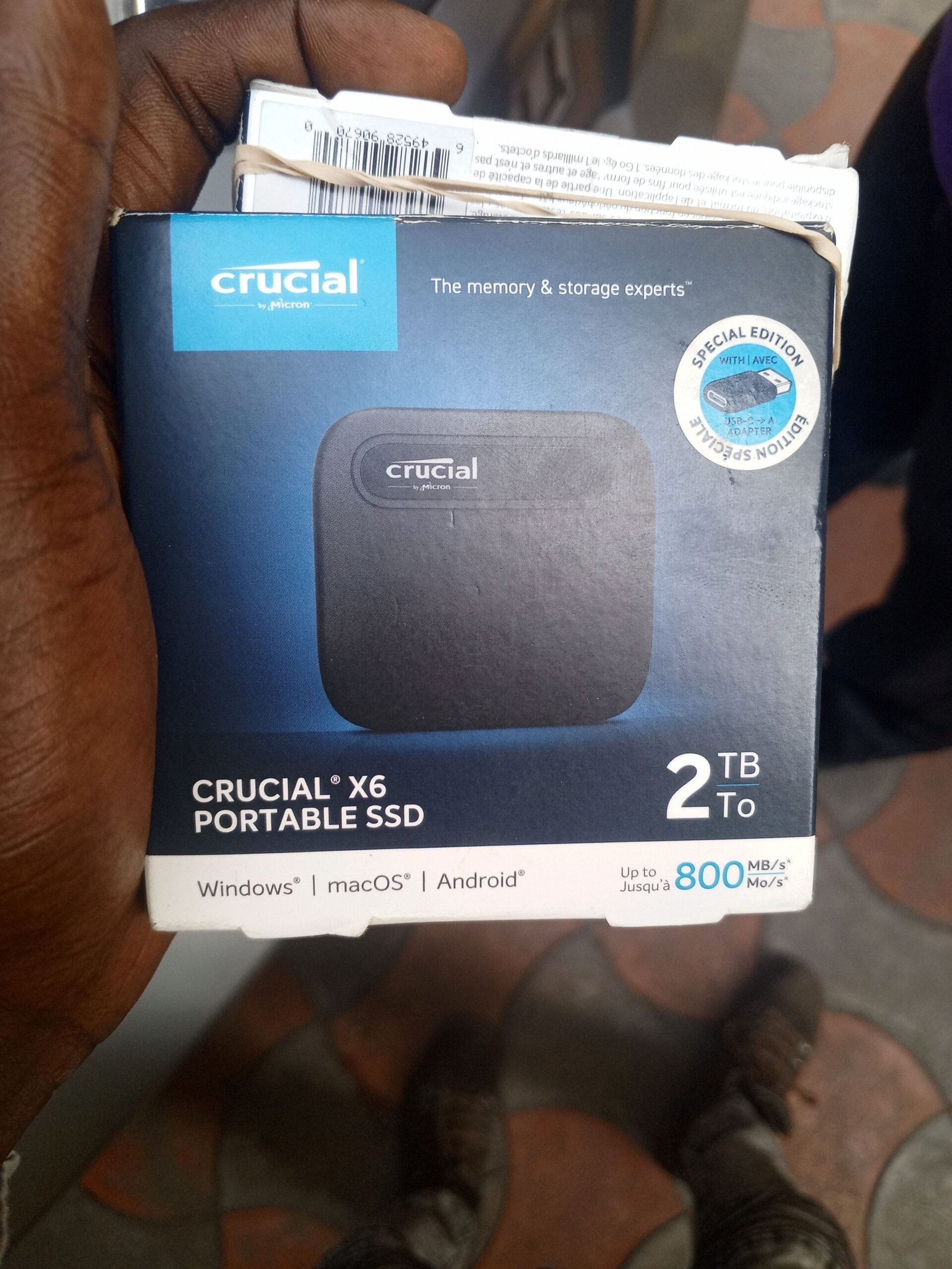 Disque dur SSD external 2 terra