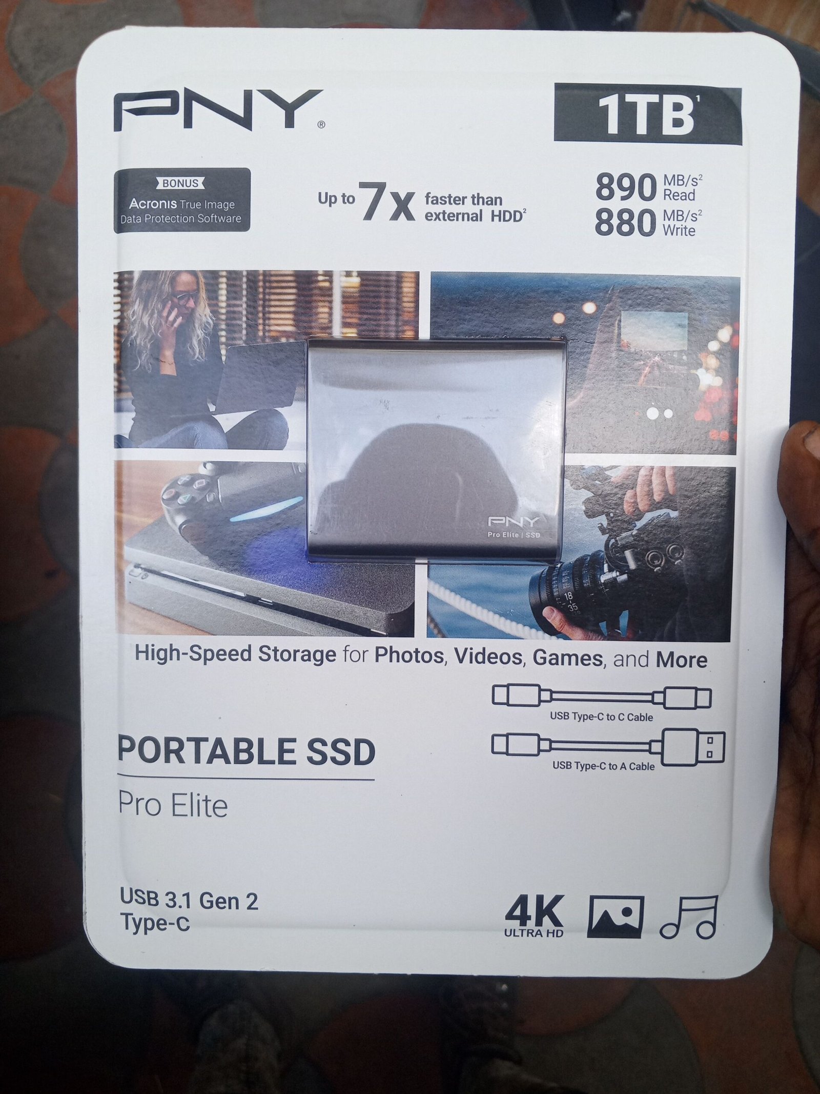 Disque dur SSD external 1 terra