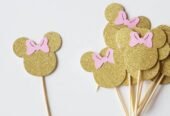 Topper gâteau, boîte à dragées, papillons