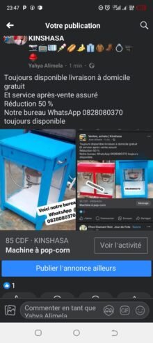 Machine à pop-corn